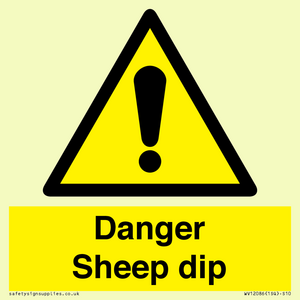 Danger Sheep dip